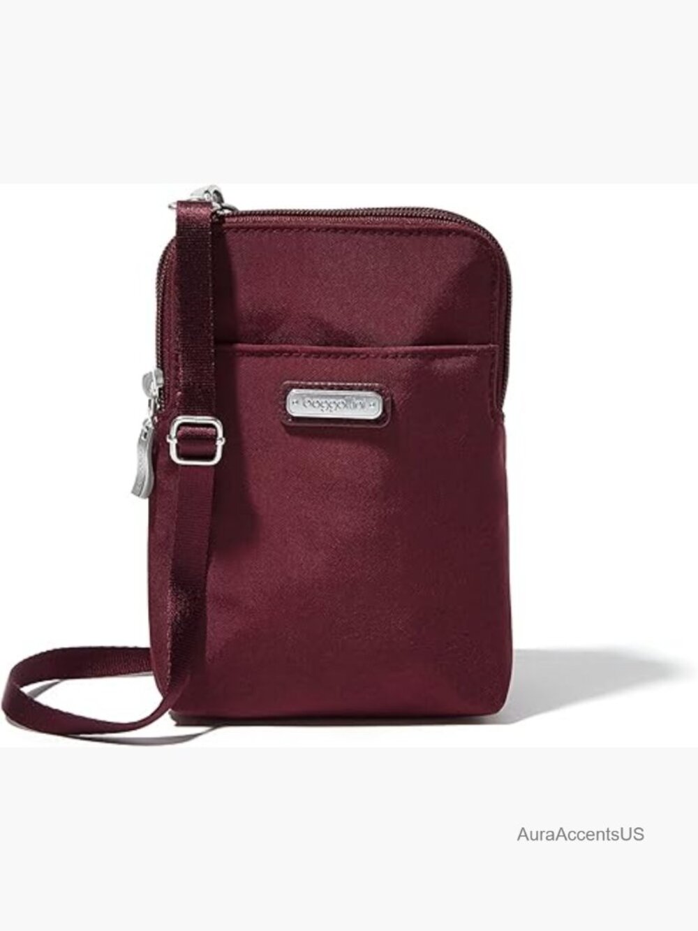 Baggallini Take Two RFID Bryant Crossbody - Lightweight Nylon Travel Purse